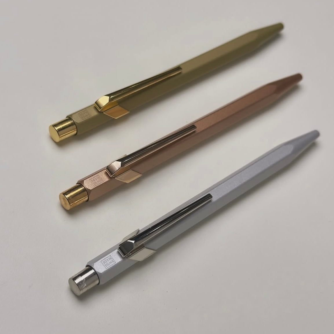 Rolex x Caran d'Ache Metallic Pen Set