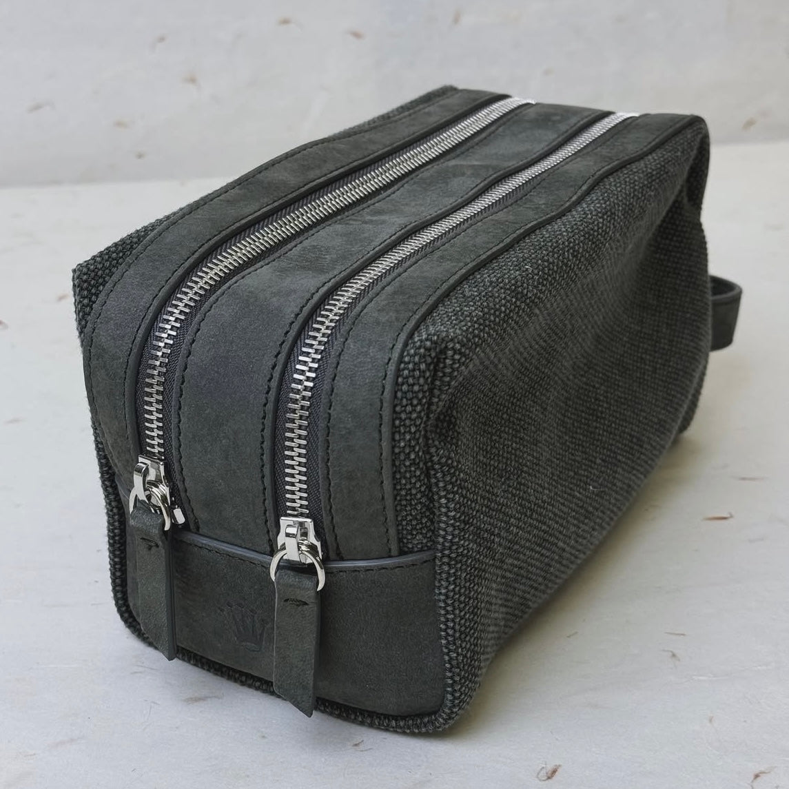 Rolex Alpine Green Dual-Zip Washbag