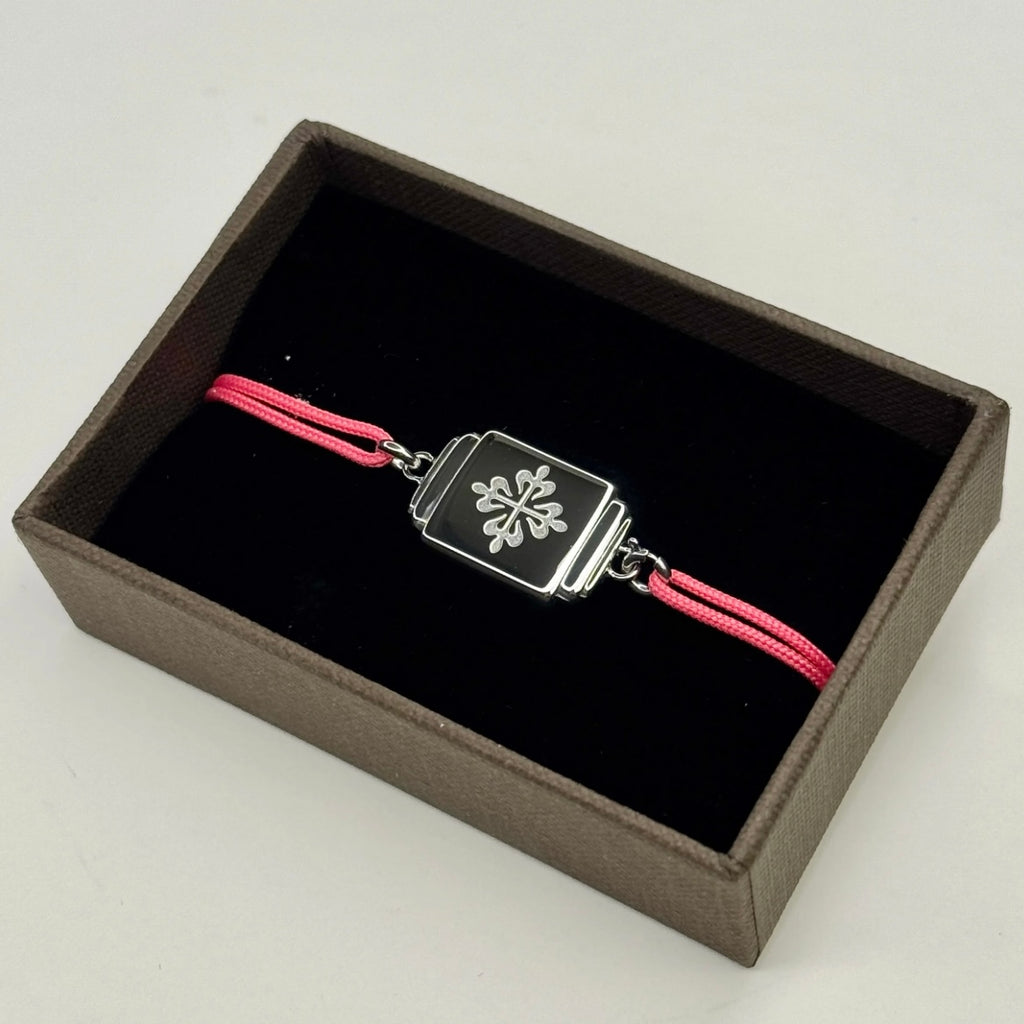 Patek Philippe Calatrava Crest Sterling Silver Bracelet