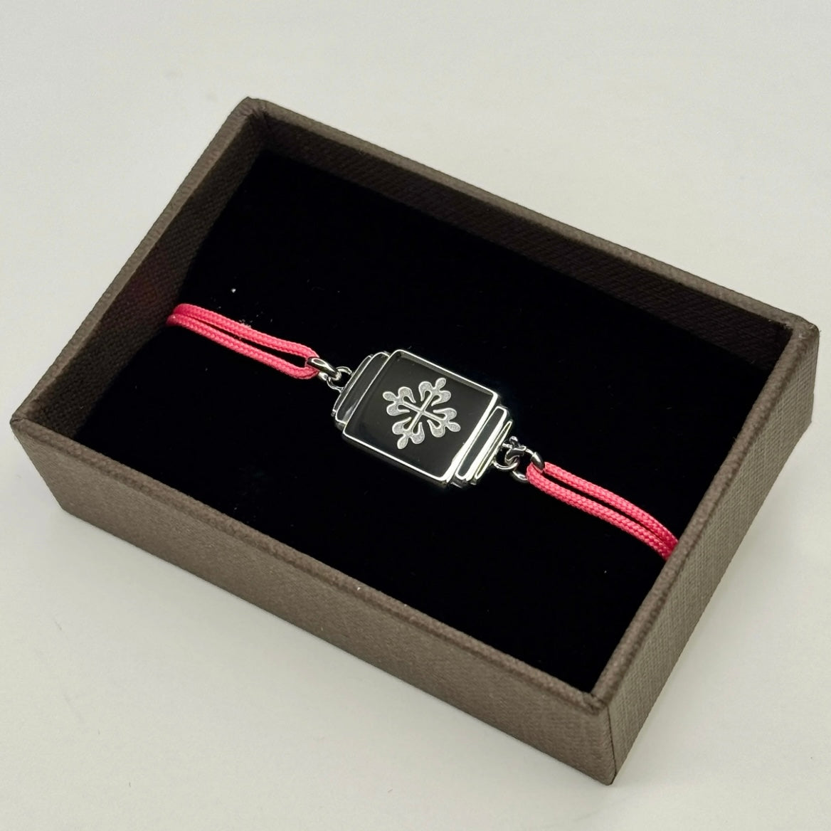 Patek Philippe Calatrava Crest Sterling Silver Bracelet