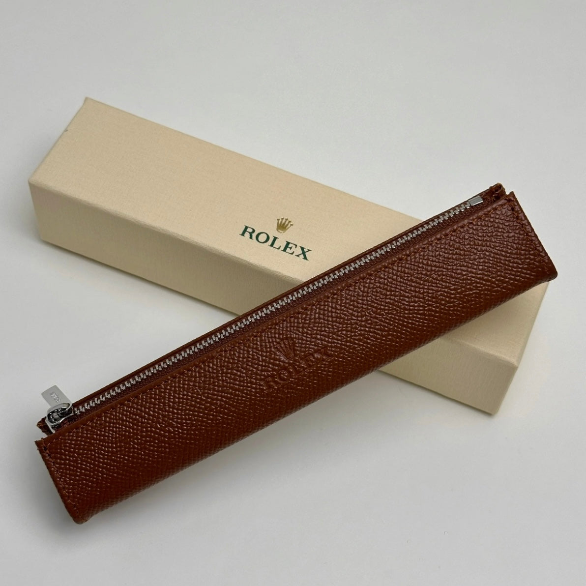 Rolex Verdant Leather Pen Pouch