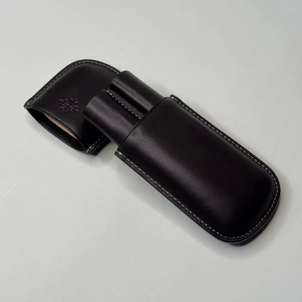 Patek Philippe Calatrava Noir Leather Twin Cigar Case