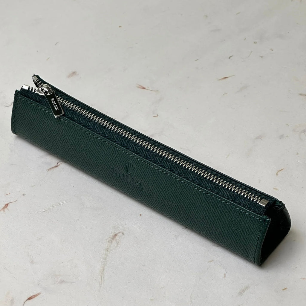 Rolex Verdant Leather Pen Pouch