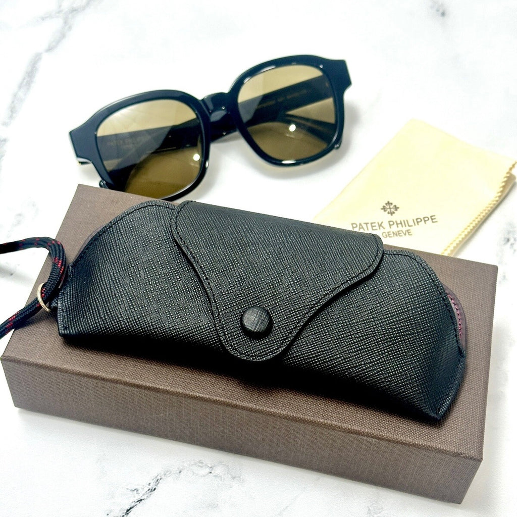 Patek Philippe Sunglasses with Saffiano Leather Case