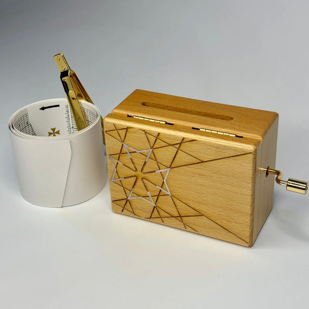 Vacheron Constantin Maltese Cross Beechwood Geometric Crank Music Box