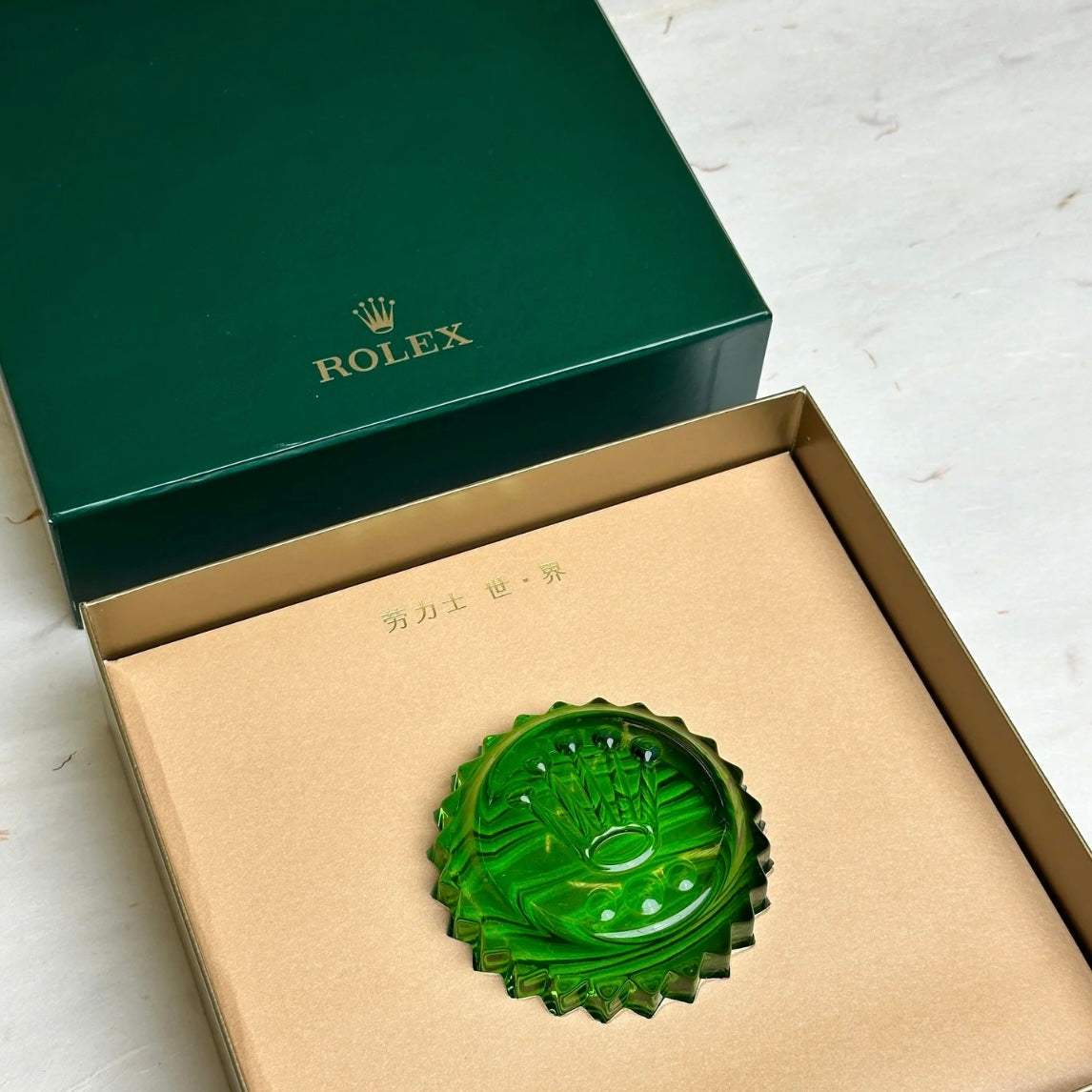 Rolex Crystal Triplock Paper Weight