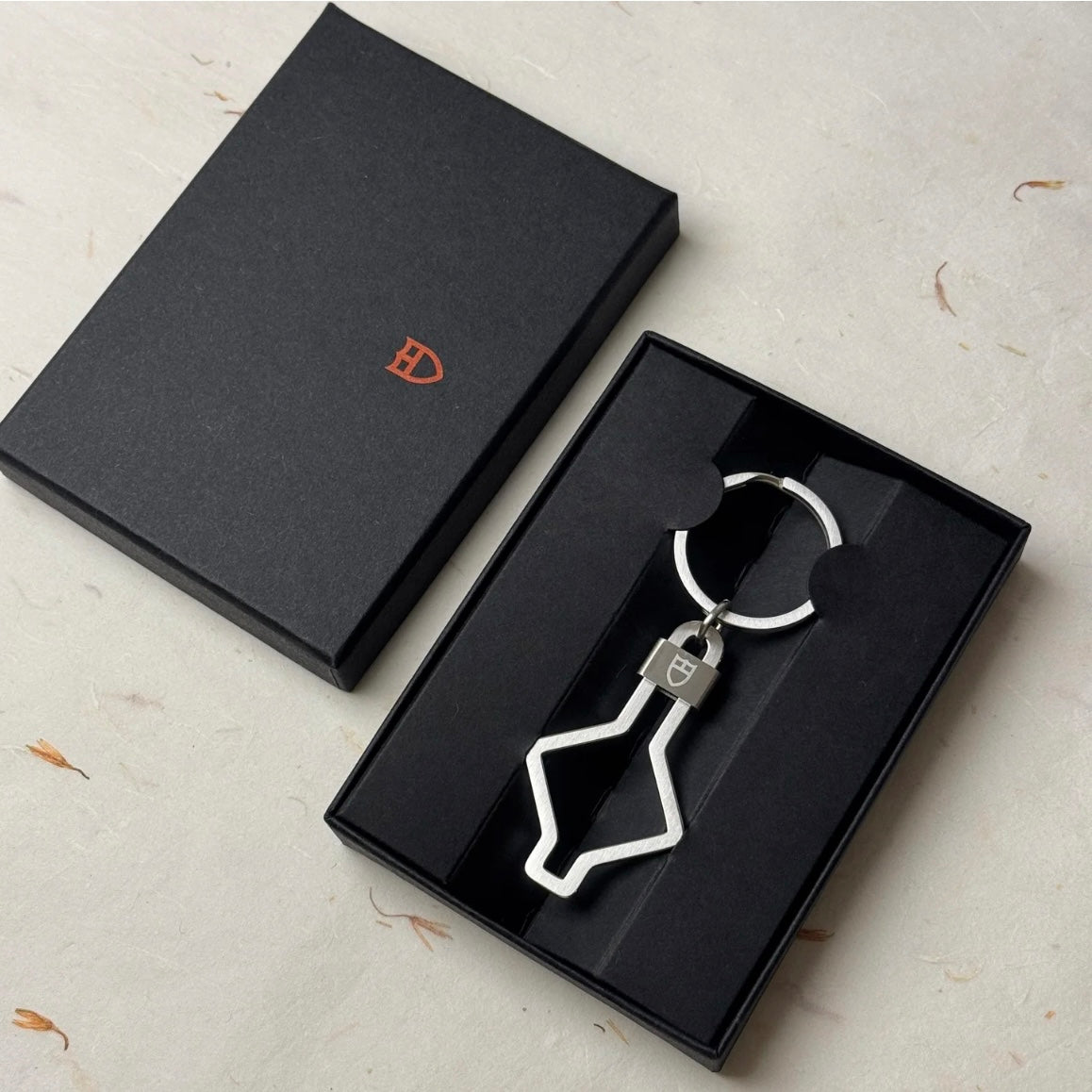 Tudor Snowflake Emblem Keychain