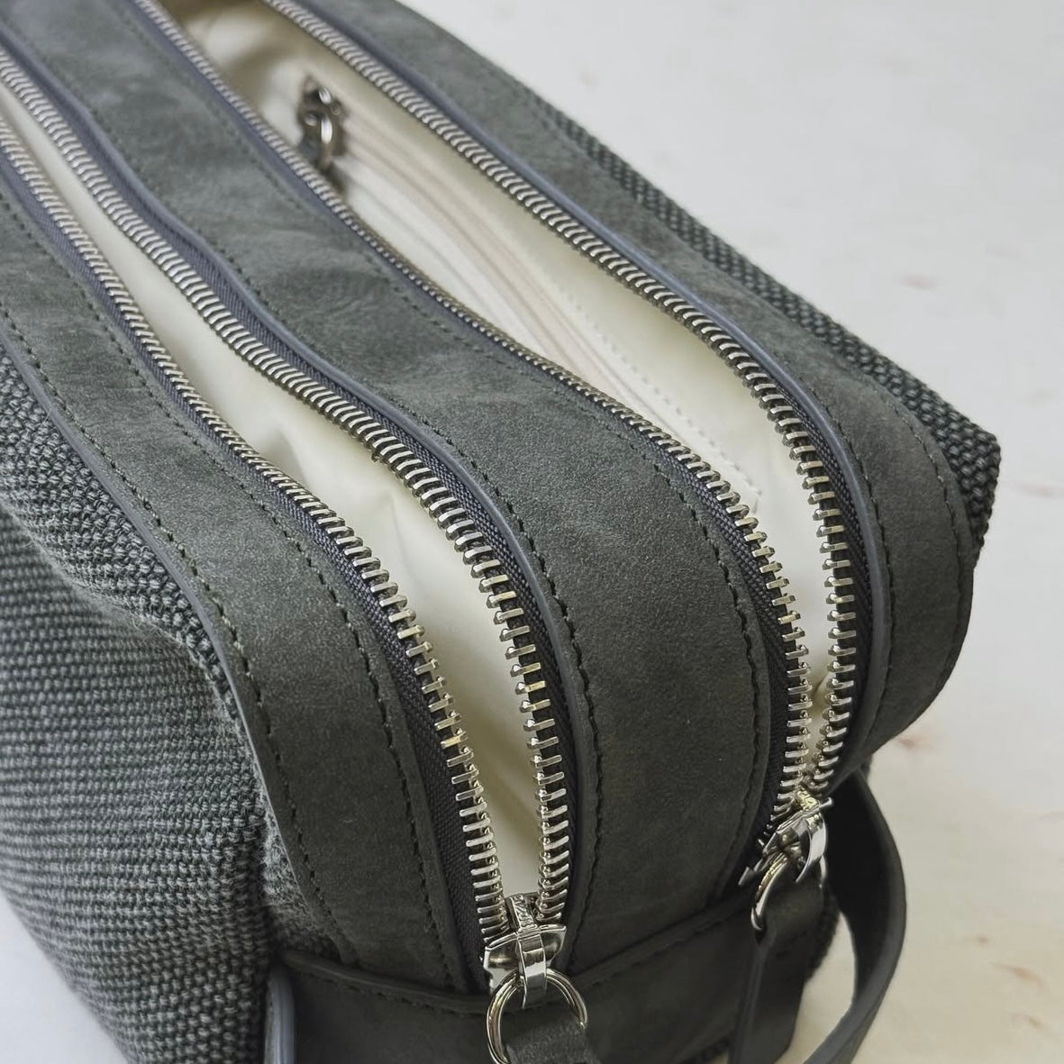 Rolex Alpine Green Dual-Zip Washbag