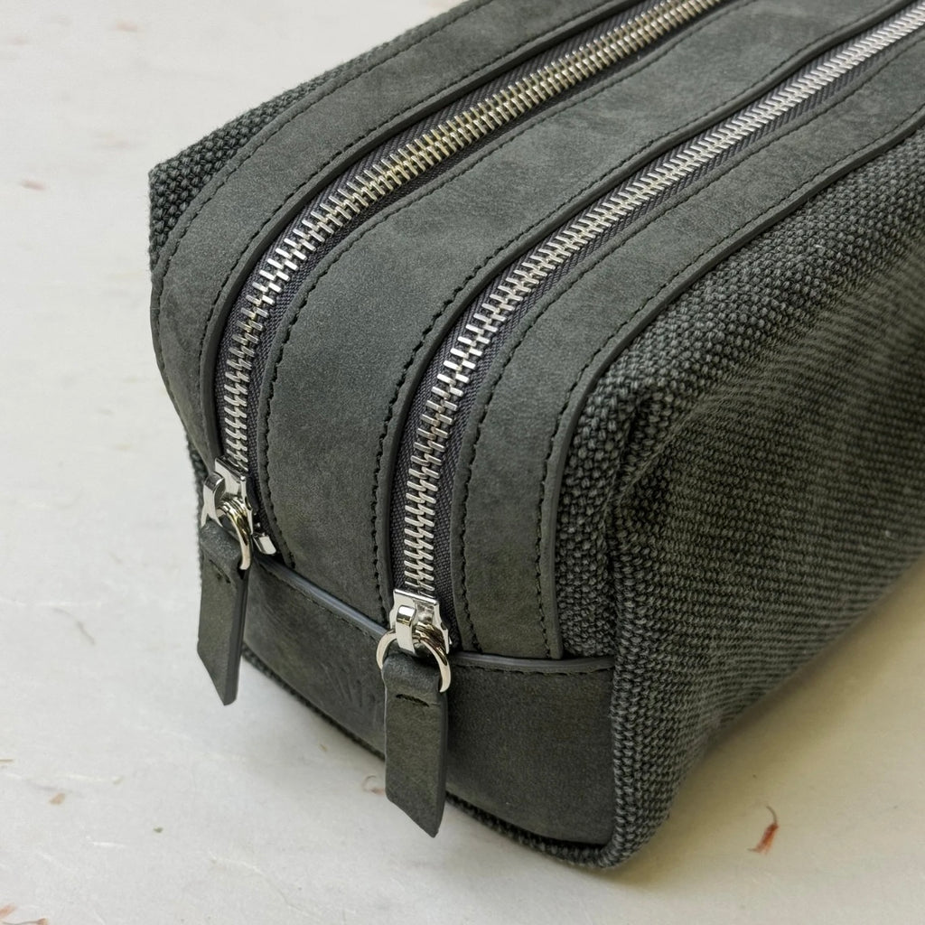 Rolex Alpine Green Dual-Zip Washbag