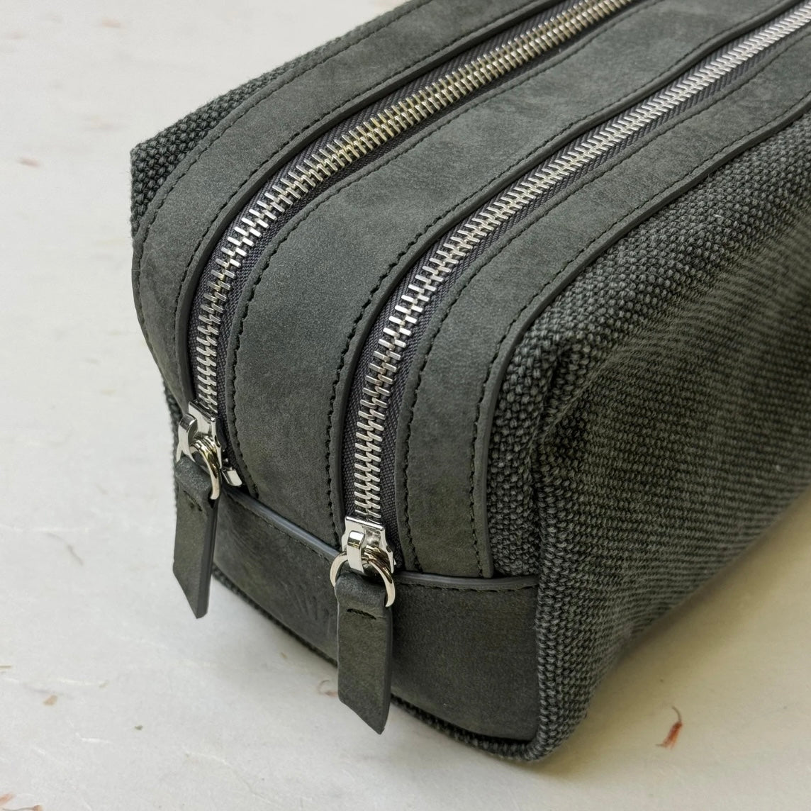 Rolex Alpine Green Dual-Zip Washbag