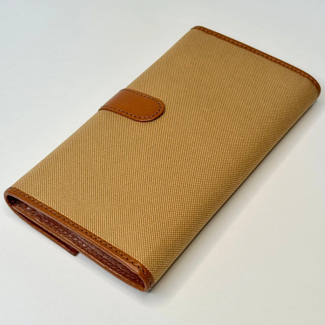 Rolex Signature Canvas Tan Travel Pouch
